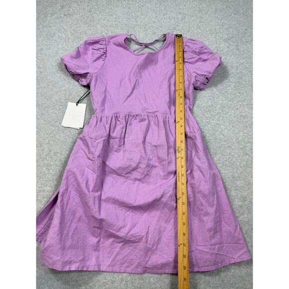 Sunday Best Womens Size 2XS Saida Mini Dress Linen Organic Cotton NWT - Picture 5 of 10